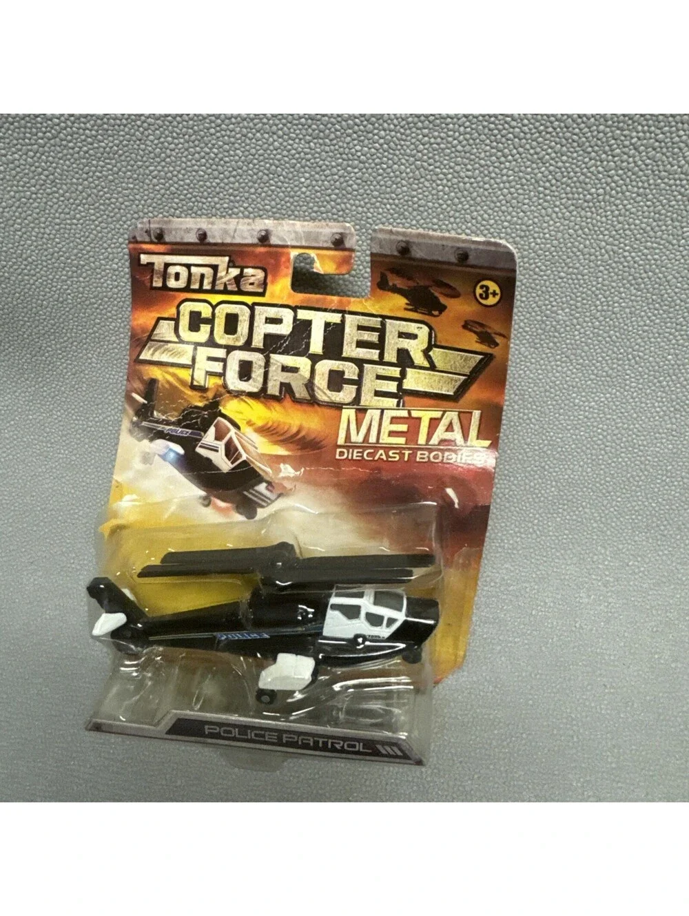 Tonka Metal Helicopters Lot Of 3 Copter Force 1/64 Police Fire Disaster Not Mint